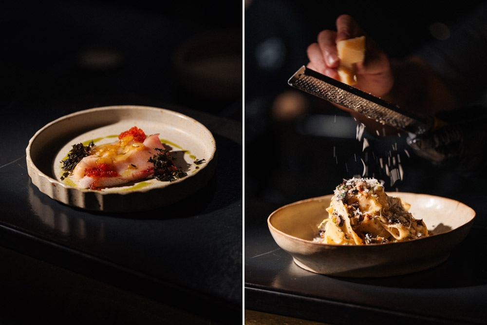 Kraljevska riba 'crudo' i tartuf pappardelle