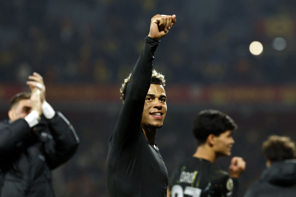 Paris Saint-Germain’s French midfielder #14 Desire Doue celebrates his team victory at the end of the French L1 football match between RC Lens and Paris Saint-Germain (PSG) at the Stade Bollaert-Delelis stadium in Lens on May 13, 2026. This will be the 20-year-old’s first taste of a major international tournament. — AFP pic 