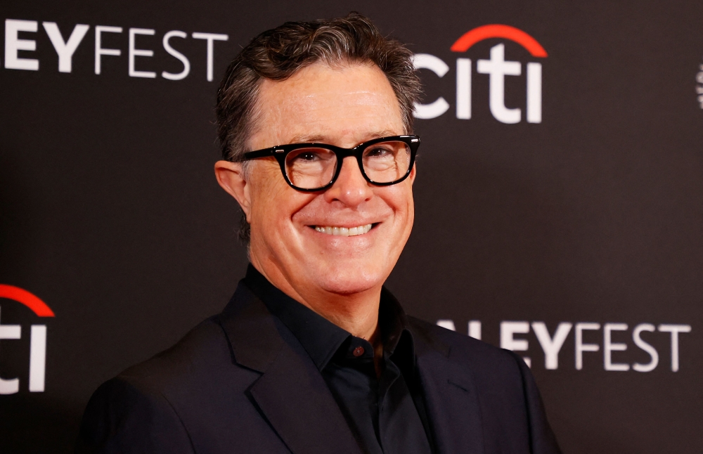 Colbert has been coy about his next steps but announced he will be a writer on a forthcoming Lord of the Rings movie—as well as lying down and taking a breather. — AFP pic