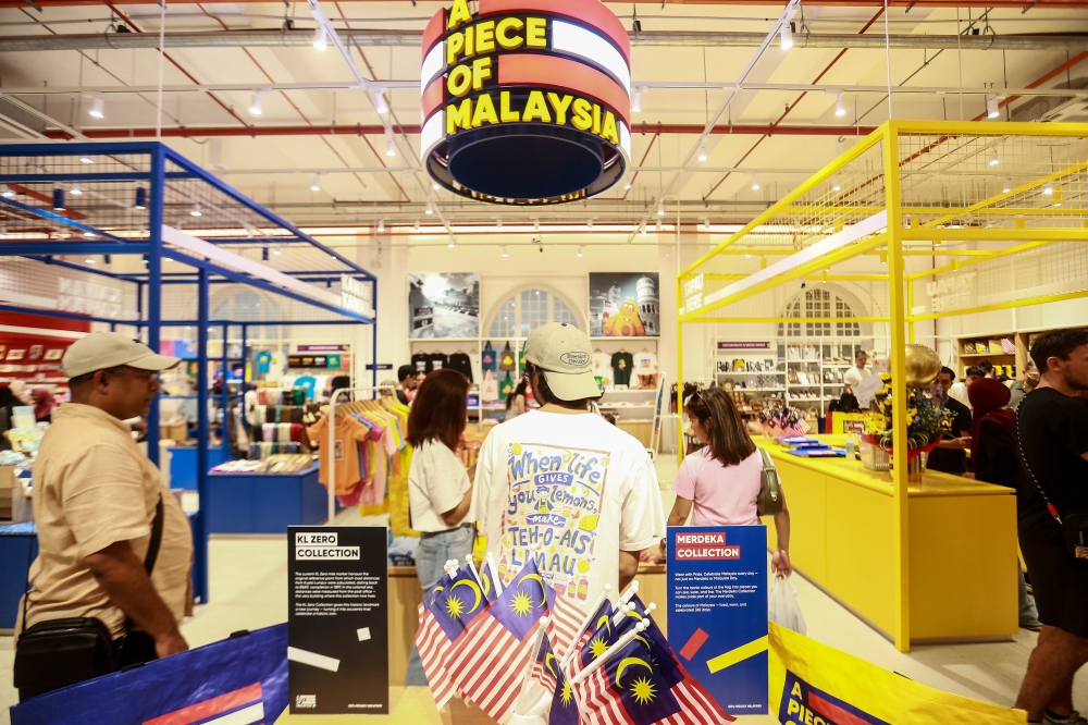 Visitors browse products on sale inside the newly renovated Old General Post Office on Jalan Raja, Kuala Lumpur, May 23, 2026. — Picture by Sayuti Zainudin