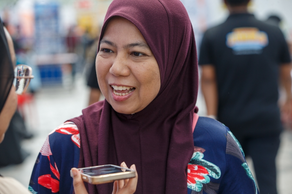 Marsya Hana, who is attending the event with her daughter, said she welcomed the community atmosphere and described the event as a positive space that gives young people valuable exposure to a wide range of activities in a shared public setting. — Picture by Raymond Manuel