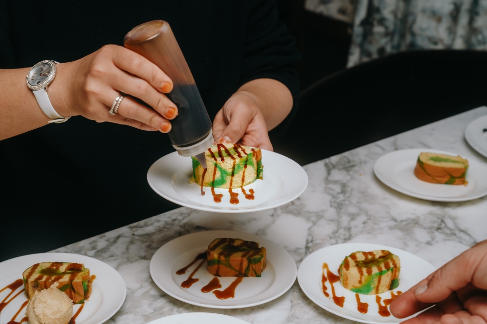 One of the desserts served at Ranie Saidi’s supper club reflects distinct Malay flavours. — Picture courtesy of Ranie Saidi