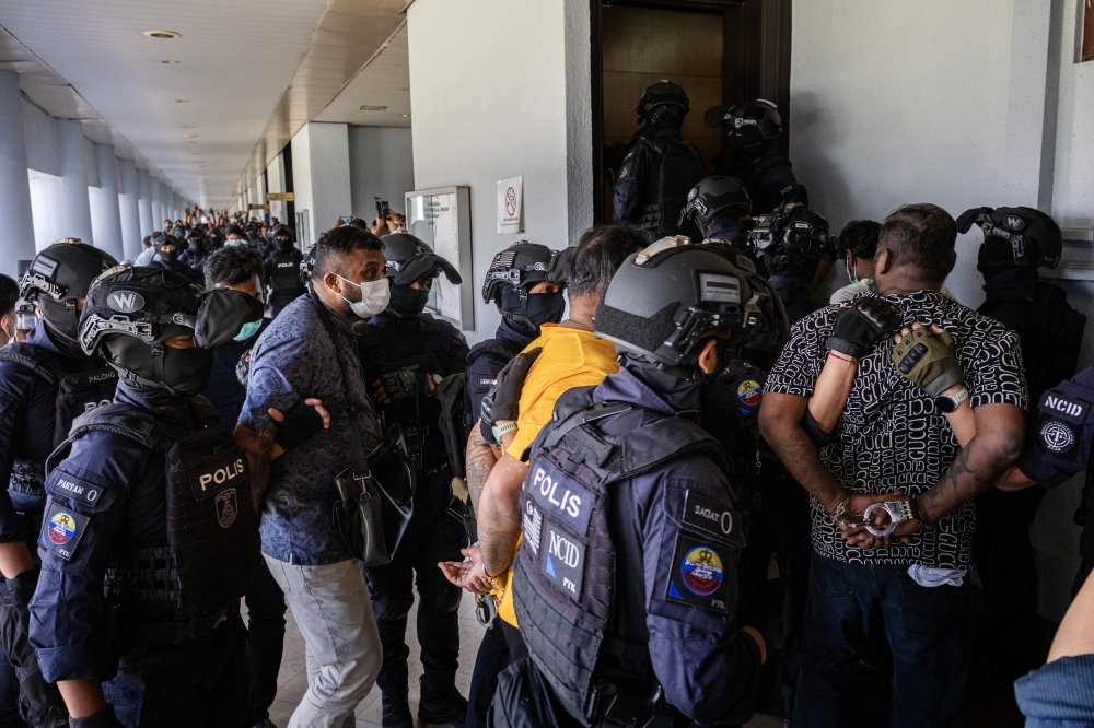 Eleven men charged with alleged ‘RT6 Gang’ membership in KL Sessions Court