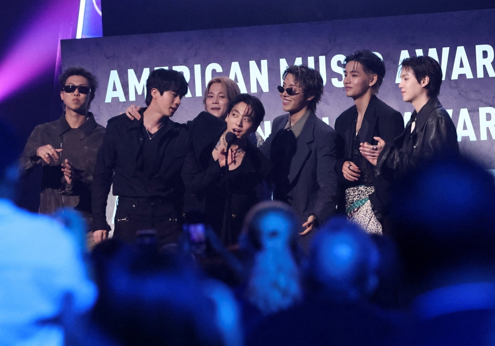 BTS dominate American Music Awards with Artist of the Year win and summer hit ‘Swim’