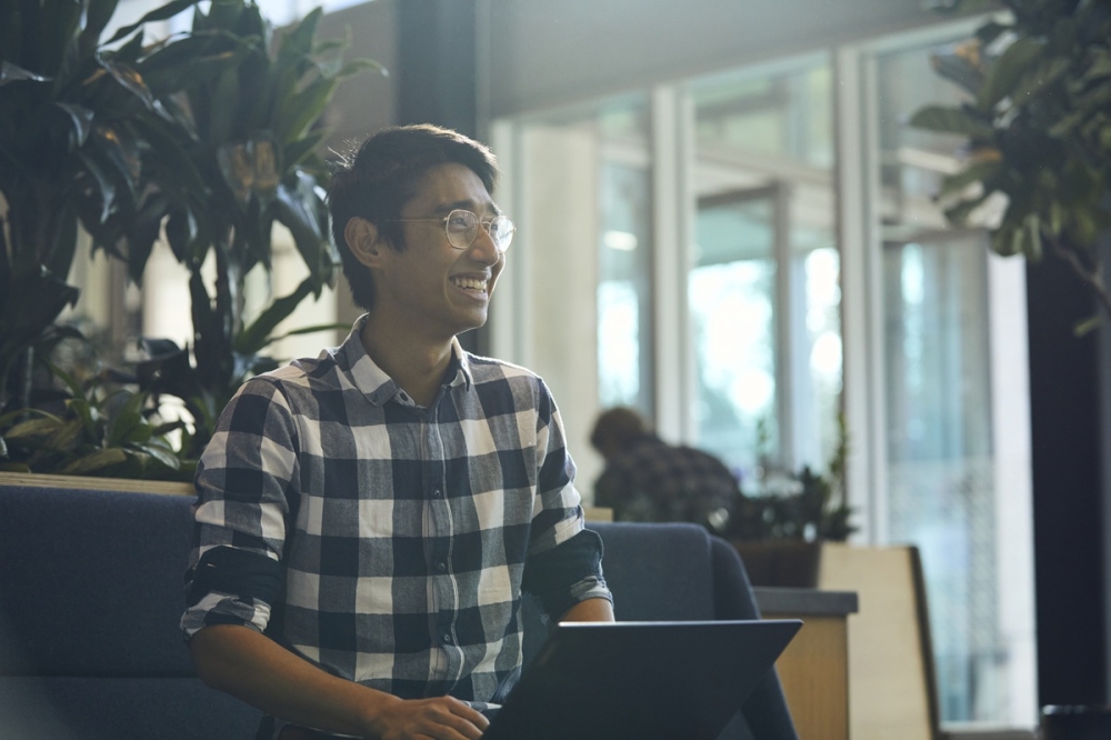 An international postgraduate student focuses on studies to advance their career. — Picture courtesy of University of Bristol