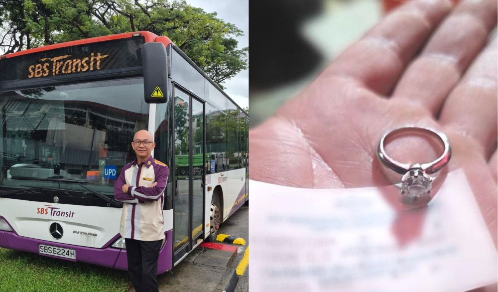 ‘I simply did what was right’: Singapore bus captain praised for returning RM110,000 diamond ring to owner