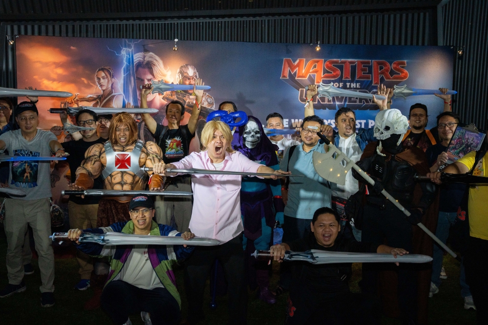 Fans in attendance donning a Masters of the Universe-inspired cosplay. — Picture courtesy of Sony