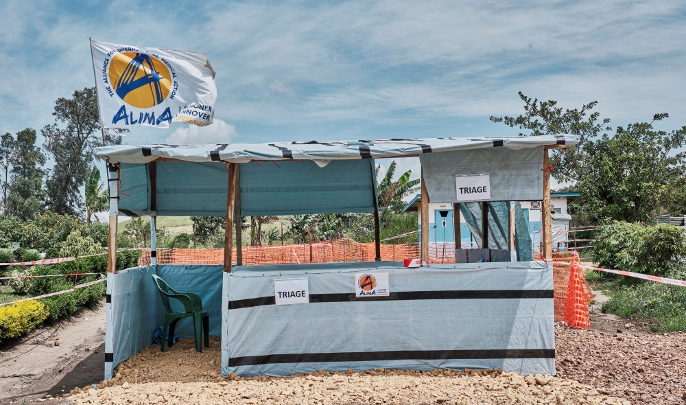 A treatment centre for the Ebola response is set up by Alliance for International Medical Action (ALIMA), an international NGO, as agencies intensify efforts to contain a new Ebola outbreak caused by the Bundibugyo virus strain, in Rwampara outside Bunia, Ituri province, Democratic Republic of Congo, May 29, 2026. — Reuters pic