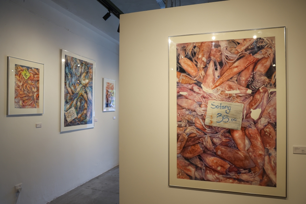 Fresh seafood, wet markets and nostalgia come alive in Ryzalman Misran’s ‘Berapa Sekilo’ art exhibition