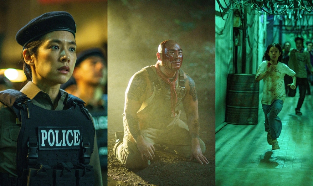 Additional ensemble cast members of Manatsanun Phanlerdwongsakul (far left), Brian Le (centre), and Yang Enyou. — Picture courtesy of Antenna Entertainment