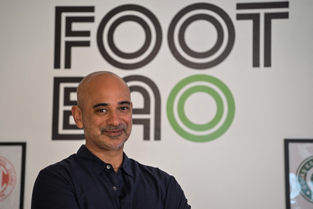 Nick Rappolt, CEO of Foot Bao, poses after an interview with AFP, in Sao Paulo, Brazil, on April 22, 2026. — AFP pic