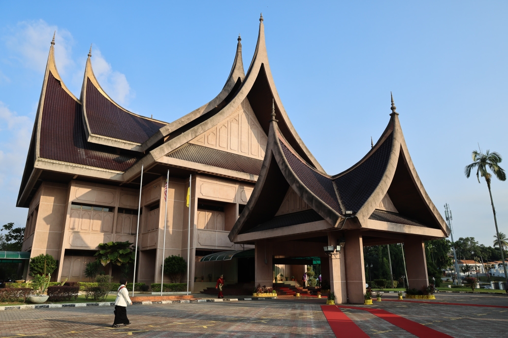 A general view of the Negeri Sembilan State Legislative Assembly building is seen in Seremban on April 23, 2026. — Picture by Yusof Isa