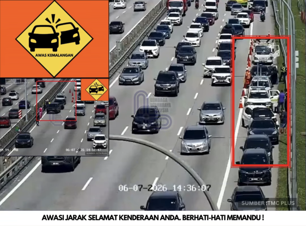 The highway crawl begins: Slow afternoon traffic as holidaymakers return to the Klang Valley
