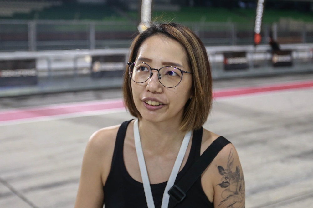 Participant Kim Chan speaks to Malay Mail during the Dongfeng Track Day at Petronas Sepang International Circuit in Sepang, June 7, 2026. — Picture by Sayuti Zainudin