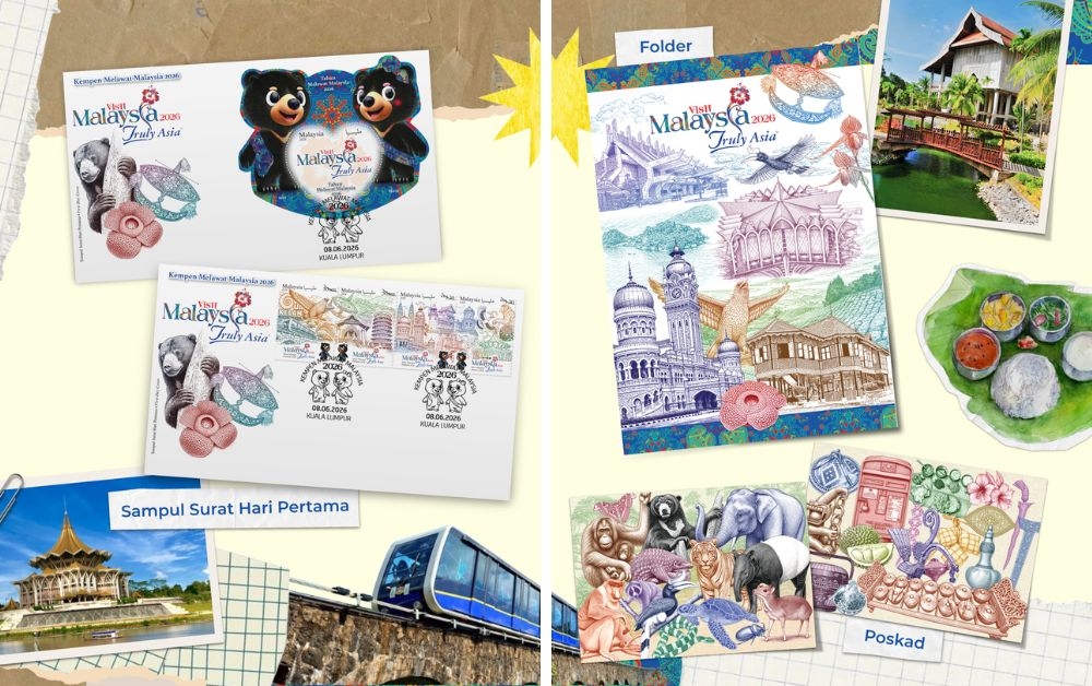 Pos Malaysia said the collection showcases Malaysia’s blend of heritage, culture and natural beauty while reinforcing the VM2026 message of unity and diversity. — Pictures courtesy of Pos Malaysia