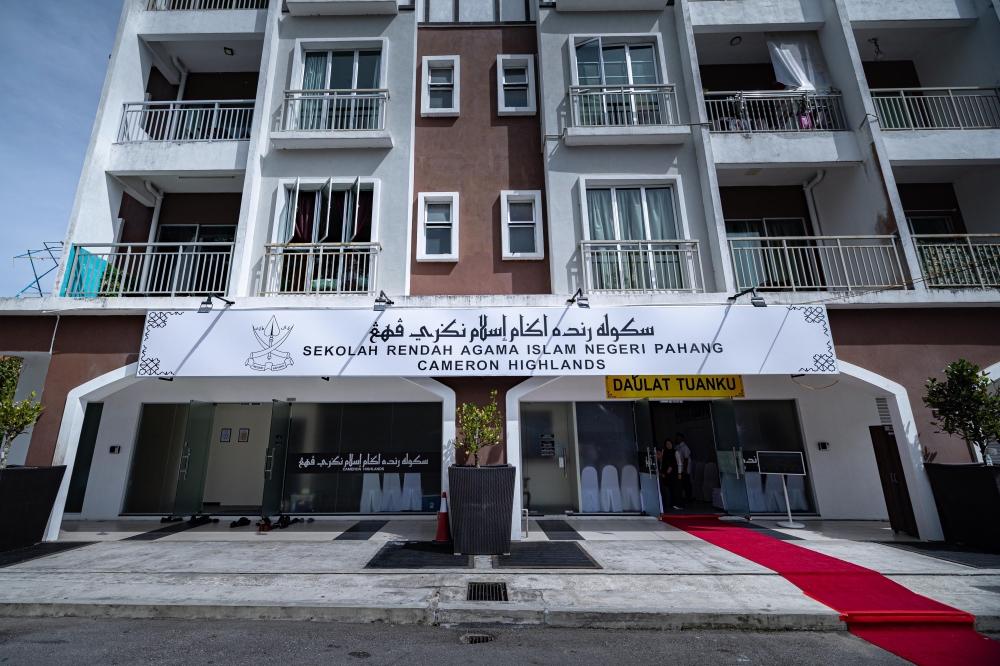 A view of the State Islamic Religious Primary School (SRAIN) in Tanah Rata, which was officiated today by the Sultan of Pahang, Al‑Sultan Abdullah Ri’ayatuddin Al‑Mustafa Billah Shah June 9, 2026. — Bernama pic