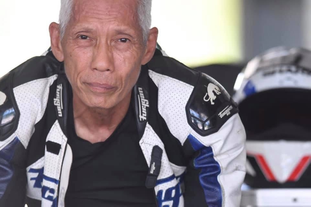 Veteran Malaysian motorsports figure and former national Grand Prix motorcycle racer Oh Kah Beng said a mandatory cognitive test should be introduced once drivers reach 60. — Picture courtesy of Most Fun Gym (MFG)