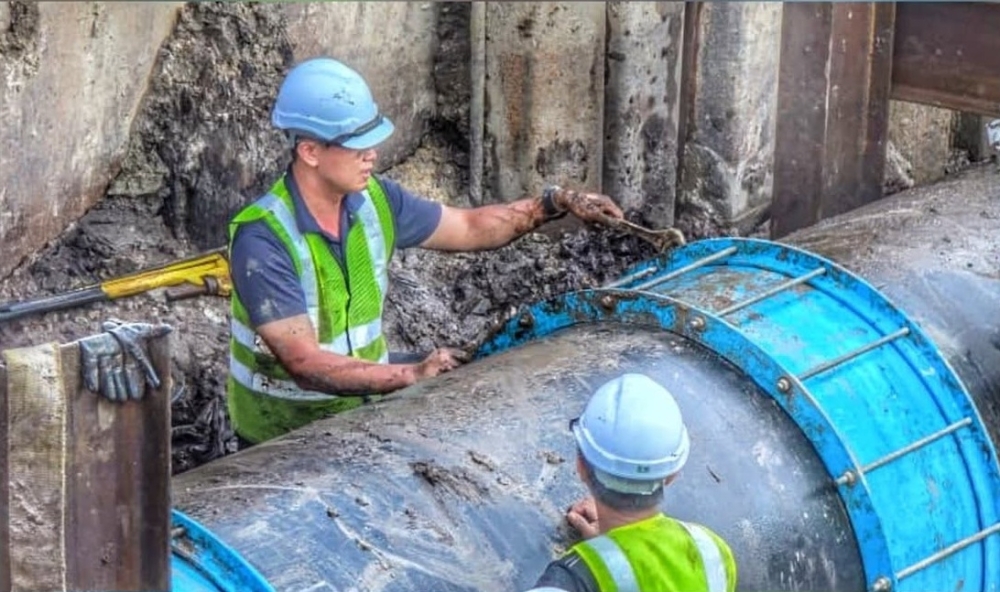 Miri main water pipeline repaired, supply to be return in stages within 12 hours