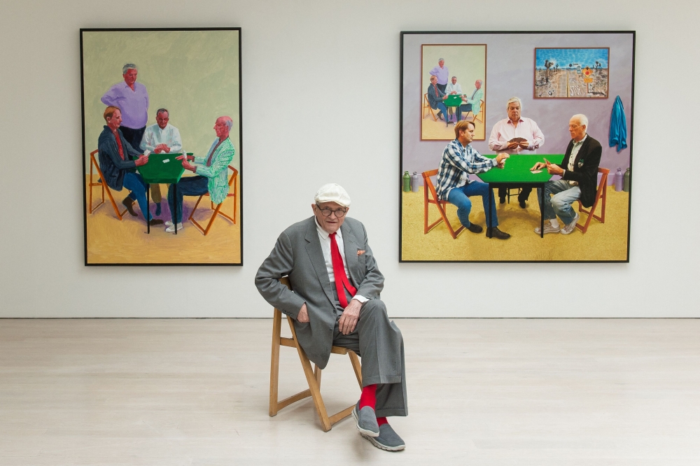 David Hockney, the endlessly inventive British master of brilliant, bold colour and light