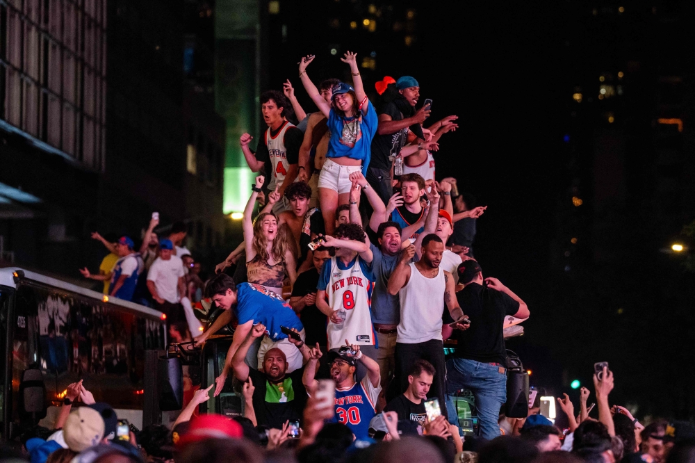 World Cup takes back seat in New York as city erupts over Knicks’ first NBA title since 1973