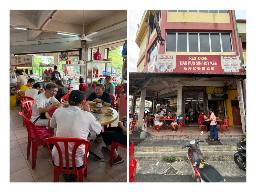 This corner coffee shop inside Kampung Cempaka is a popular hangout — Pictures by Lee Khang Yi 