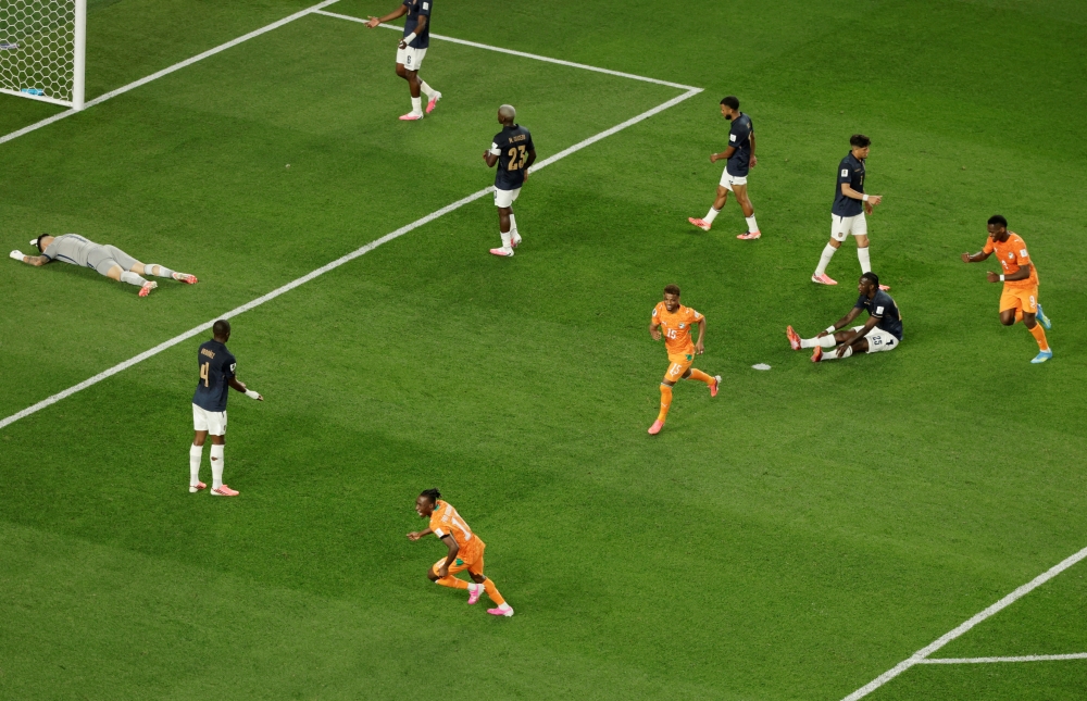Ivory Coast’s Amad Diallo celebrates after scoring against Ecuador during their FIFA World Cup 2026 Group E match at Philadelphia Stadium in Philadelphia, Pennsylvania, June 14, 2026. — Reuters pi