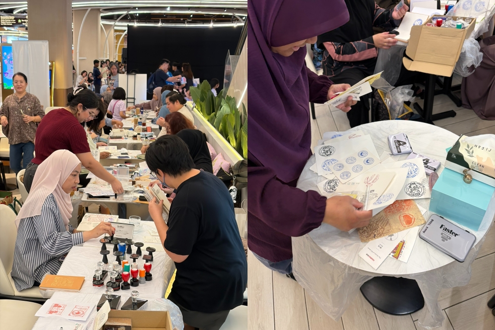 Participants take part in a stamp-collecting activity in the Klang Valley, where interest in stamp rallies has been growing. — Picture courtesy of Malaysia Stamp Hunt Community