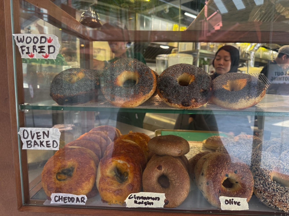 Make your choice of bagel from oven baked to wood fired versions to pair with your choice of spread or fillings in a sandwich. — Picture by Lee Khang Yi