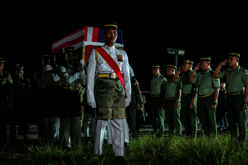 Army corporal Norazmi laid to rest in Merbok with full military honours after Gurun grenade blast
