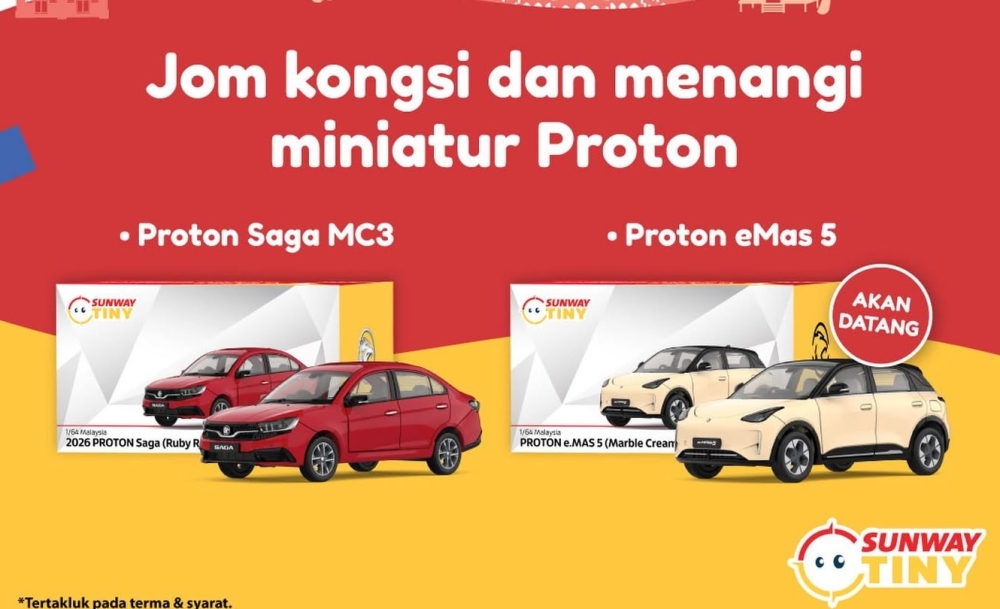 Sunway Tiny Toys expands its Malaysia-inspired line-up with Proton Saga and e.MAS models this weekend