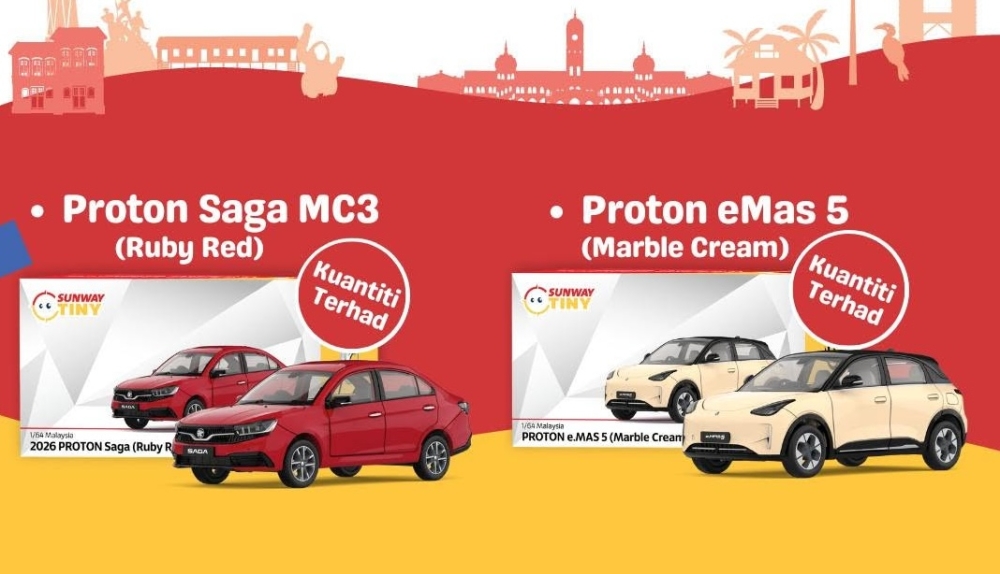 Sunway Tiny Toys expands its Malaysia-inspired line-up with Proton Saga and e.MAS models this weekend