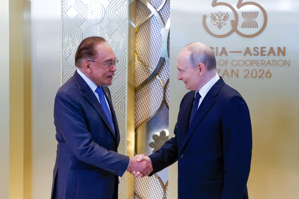 Putin: Russia, Malaysia well placed to deepen ties as 60th anniversary nears