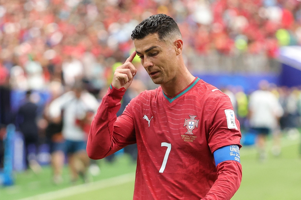Cristiano Ronaldo #7 of Portugal walks off the pitch after the 1-1 draw during the Fifa World Cup 2026 Group K match between Portugal and Congo DR at Houston Stadium in Houston, Texas June 17, 2026. — Alex Slitz/Getty Images North America/Getty Images pic via AFP