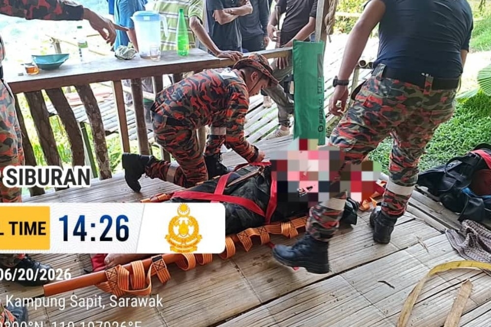 Kuching cop injured after falling into 6m‑deep gorge during village community programme