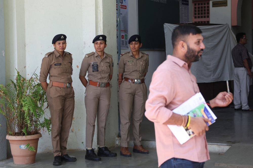 No cheating: Tight security as India holds exam retest after leak scandal