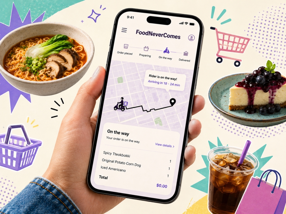 This viral South Korean app lets you order food that never arrives — and that’s the whole point