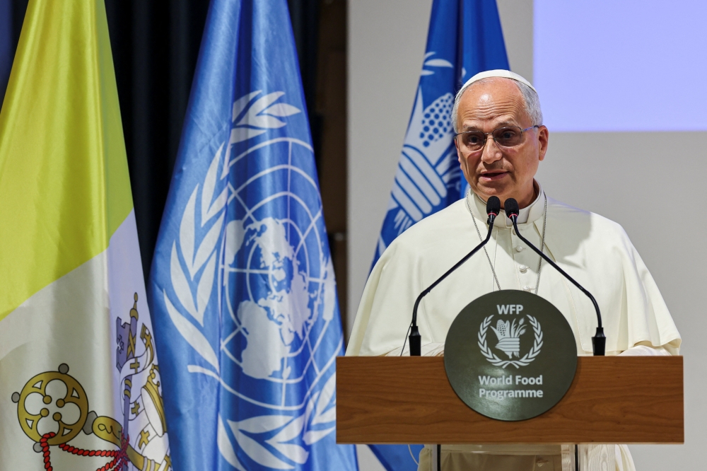 Pope Leo decries leaders who ‘feed’ wars while millions go hungry
