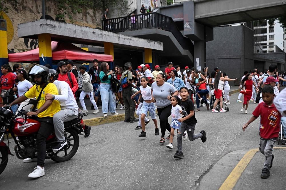 Twin powerful earthquakes rock Venezuela, sending panicked residents into the streets