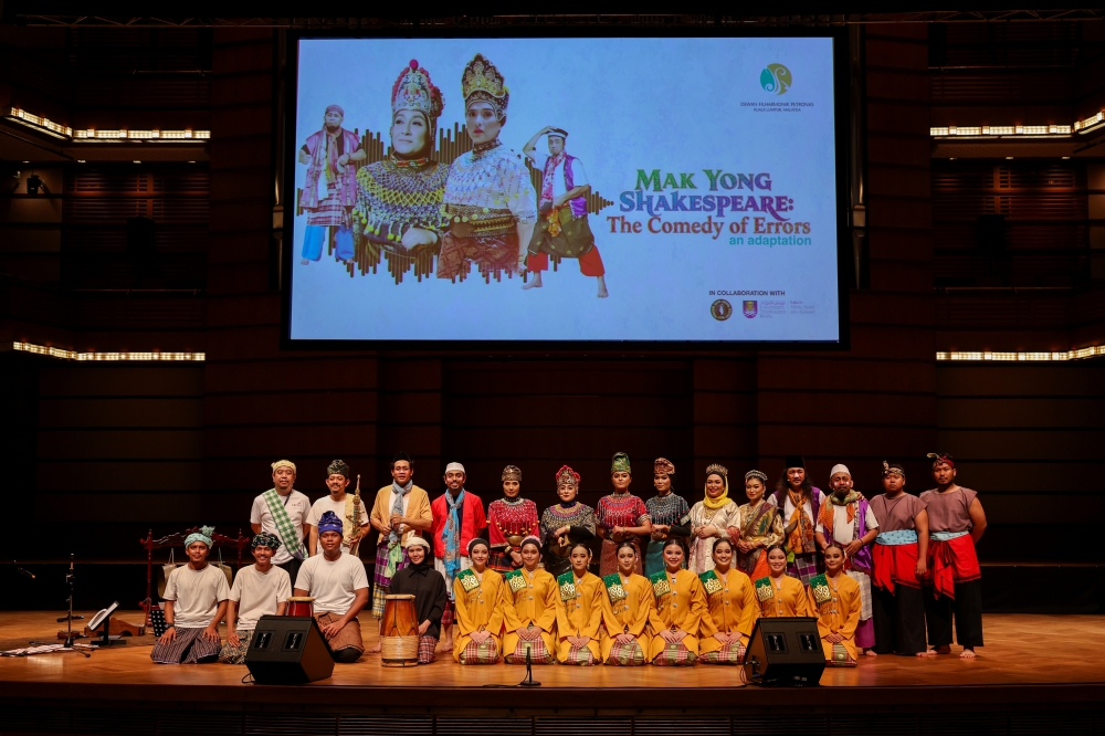 ‘The Comedy of Errors – An Adaptation’ directed by Norzizi Zulkifli, combines traditional Mak Yong theatre with William Shakespeare’s comedy ‘The Comedy of Errors’ to be staged at the Dewan Filharmonik Petronas in Kuala Lumpur on July 25, 2026. — Bernama pic