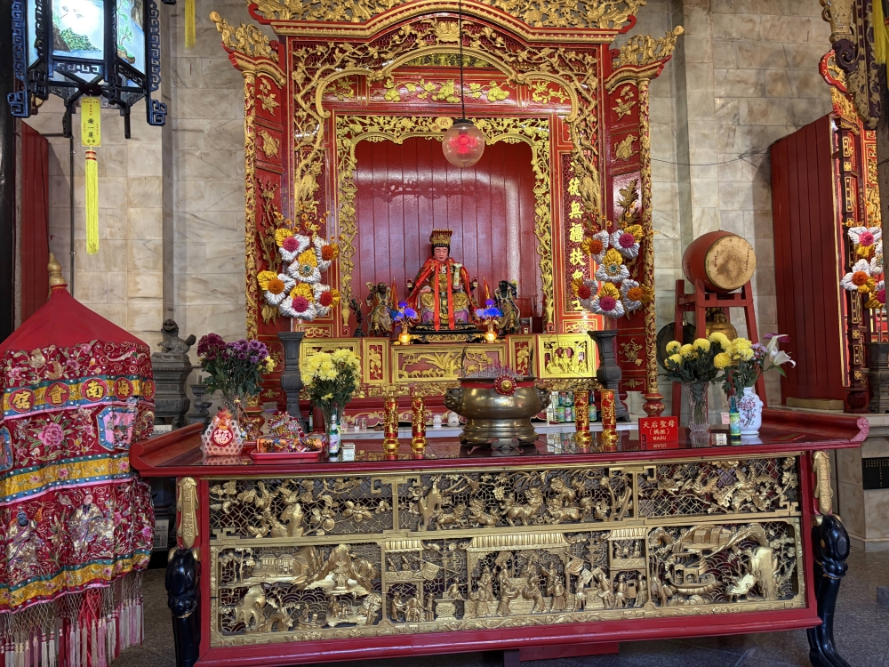 The main deity at Thean Hou Temple is Mazu. — Picture by Opalyn Mok
