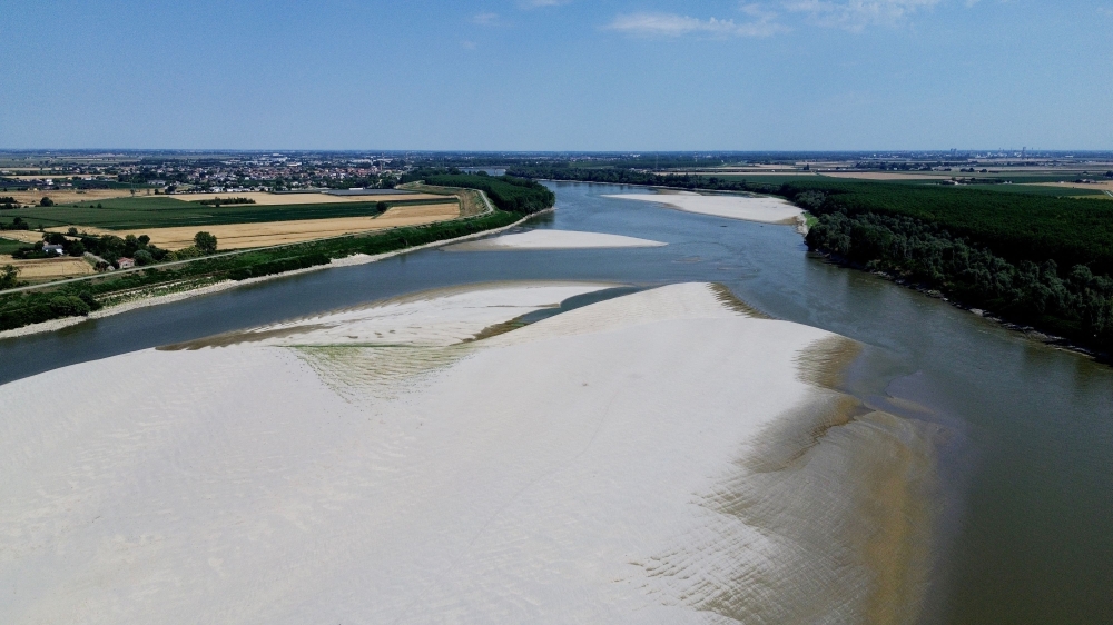 ‘Really big problems’: The Po river feeding Italy’s Parmesan cheese heartland is running dry