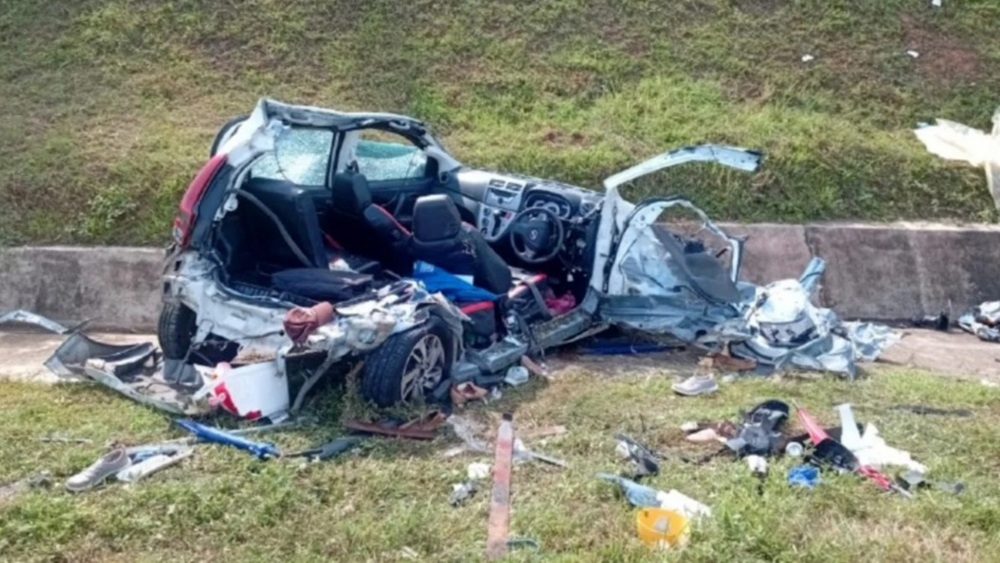 Eight injured in three‑vehicle crash on North-South Expressway near Sungai Petani