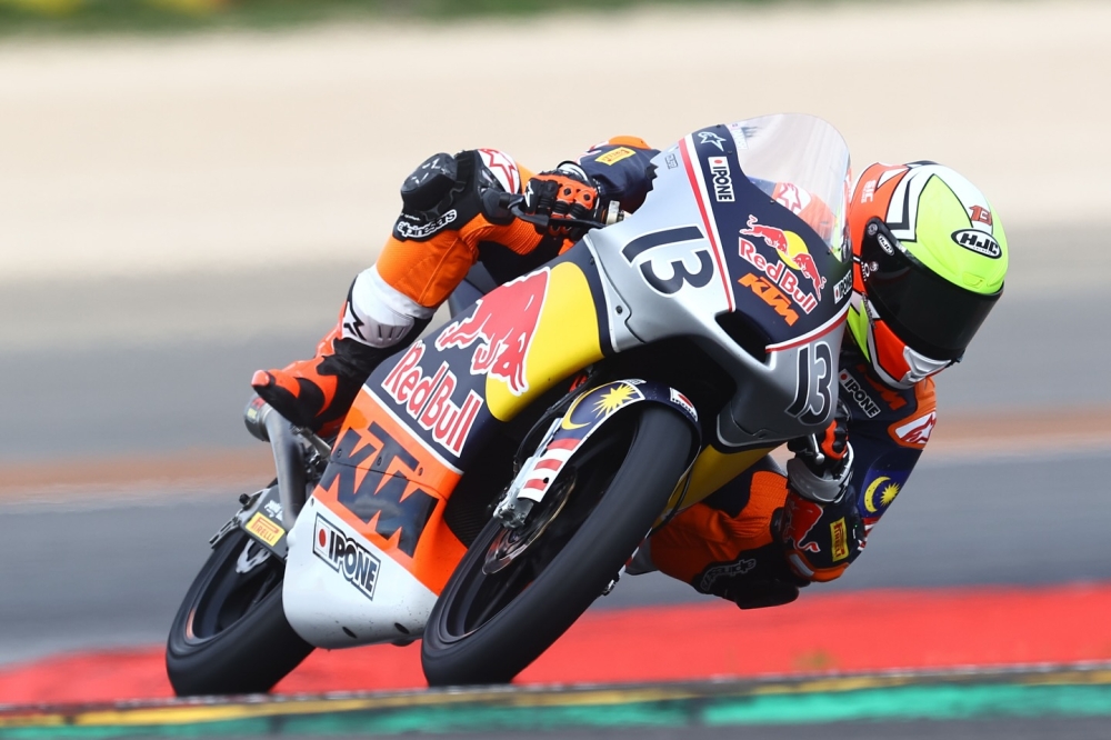 Hakim Danish settles for seventh after podium bid slips away at Dutch Moto3 GP