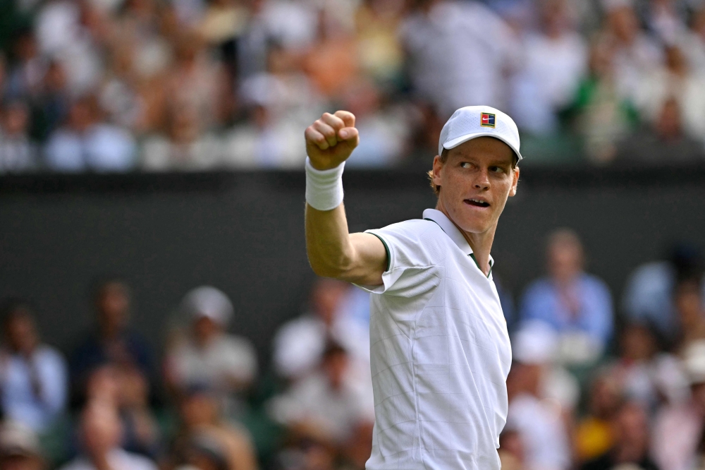 Bloodied but unbowed: Sinner, Djokovic survive Wimbledon scares
