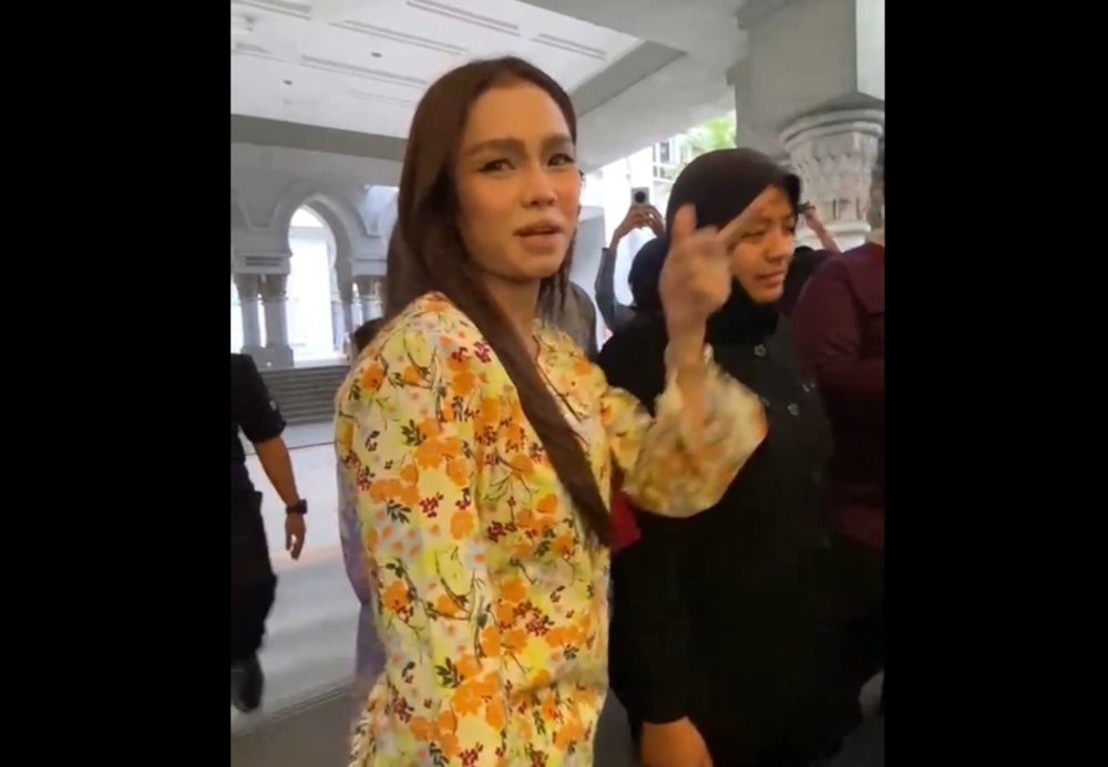 ‘Pray for him’: Syed Saddiq’s fiancée Bella Astillah arrives at Federal Court ahead of final appeal verdict