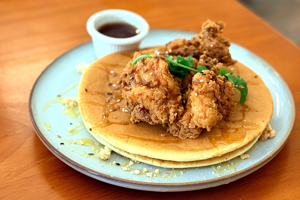 From sourdough pancakes to blueberry burgers: How fried chicken took over our brunch at House of Wheat, Cheras