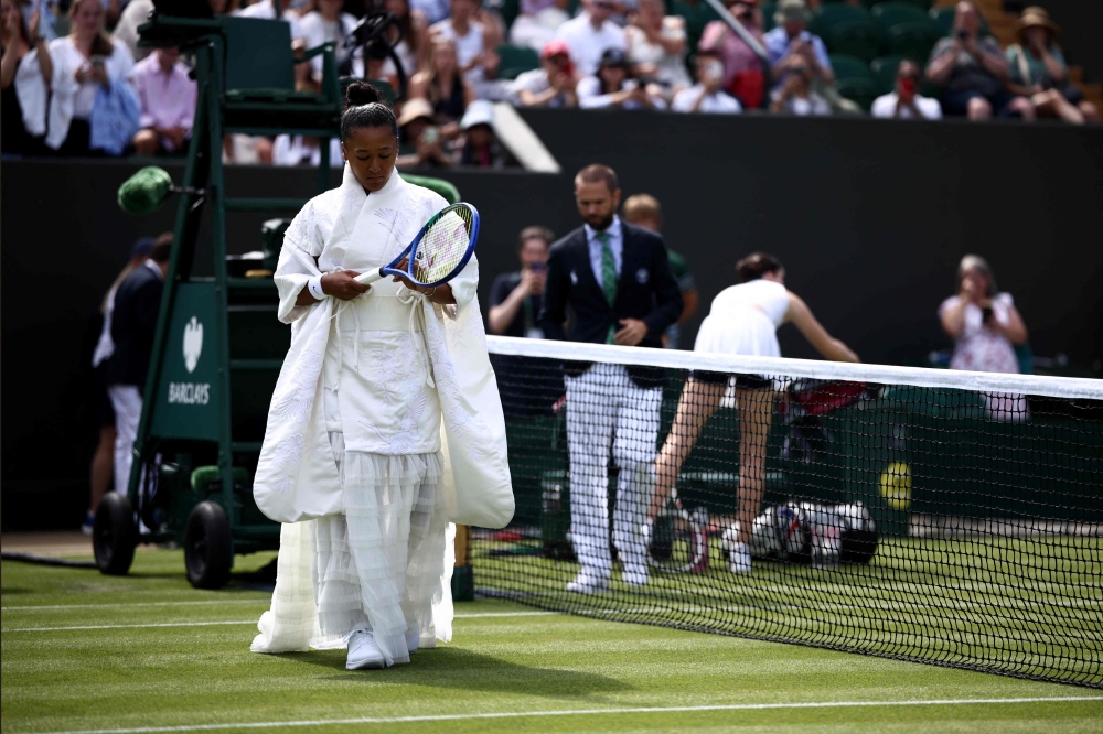 Naomi Osaka channels Lucy Liu’s ‘Kill Bill’ role in unforgettable Wimbledon entrance