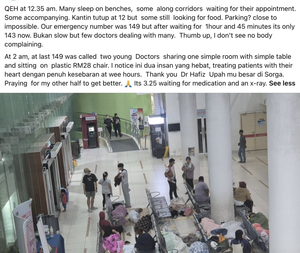 Viral Queen Elizabeth Hospital I scenes prompt Sabah Health Dept pledge to improve facilities, services