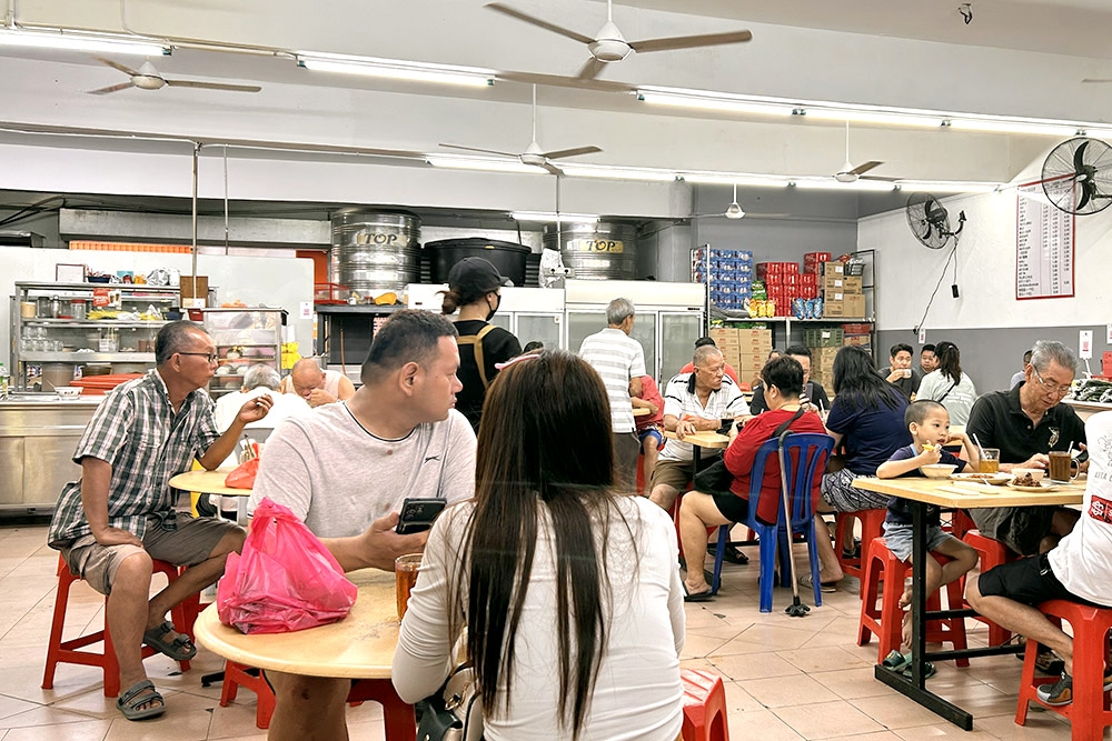 Customers inside the ‘kopitiam’. — Picture by CK Lim