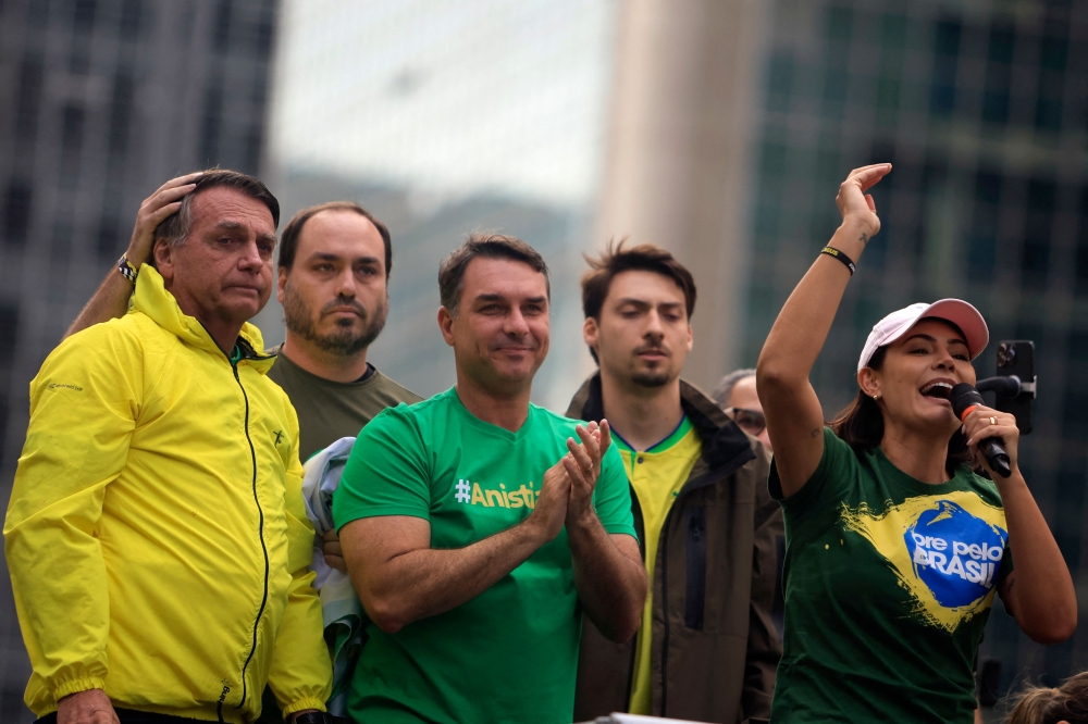 In Brazil, Bolsonaro family feud spills into public view, shaking conservative camp ahead polls